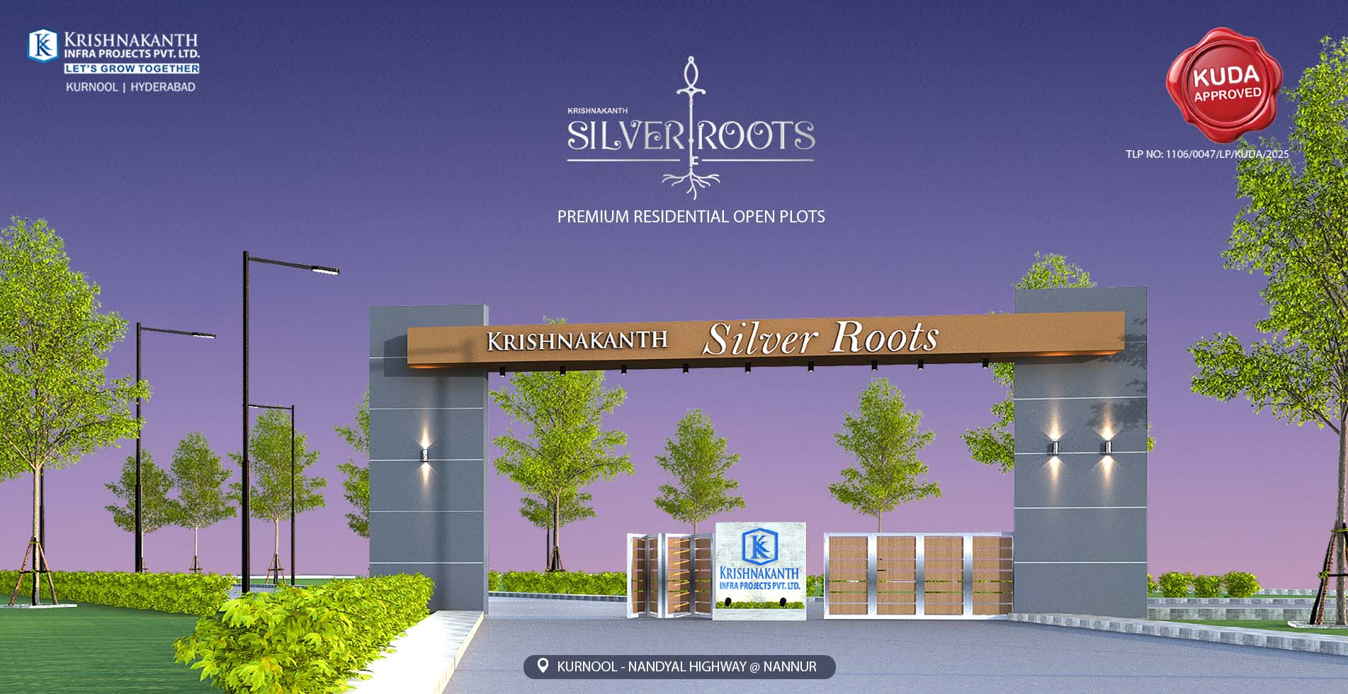 krishnakanth silver roots open plots